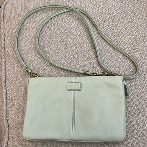 Small turquoise Fossil purse